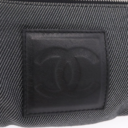 Chanel Sport Line Waist Canvas, Black, Canvas, Handbag