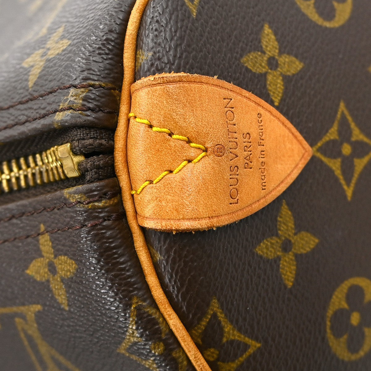 Louis Vuitton Keepall Monogram, Brown, Canvas, Travel Bag