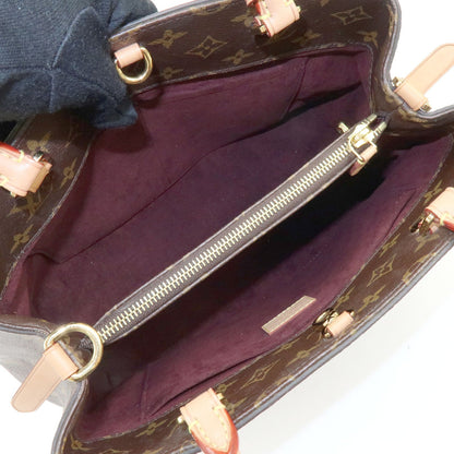 Louis Vuitton Montaigne Monogram Canvas, Brown, Canvas, Handbag