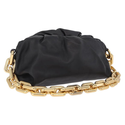 Bottega Veneta The Chain Pouch Leather, Black, Leather, Clutch