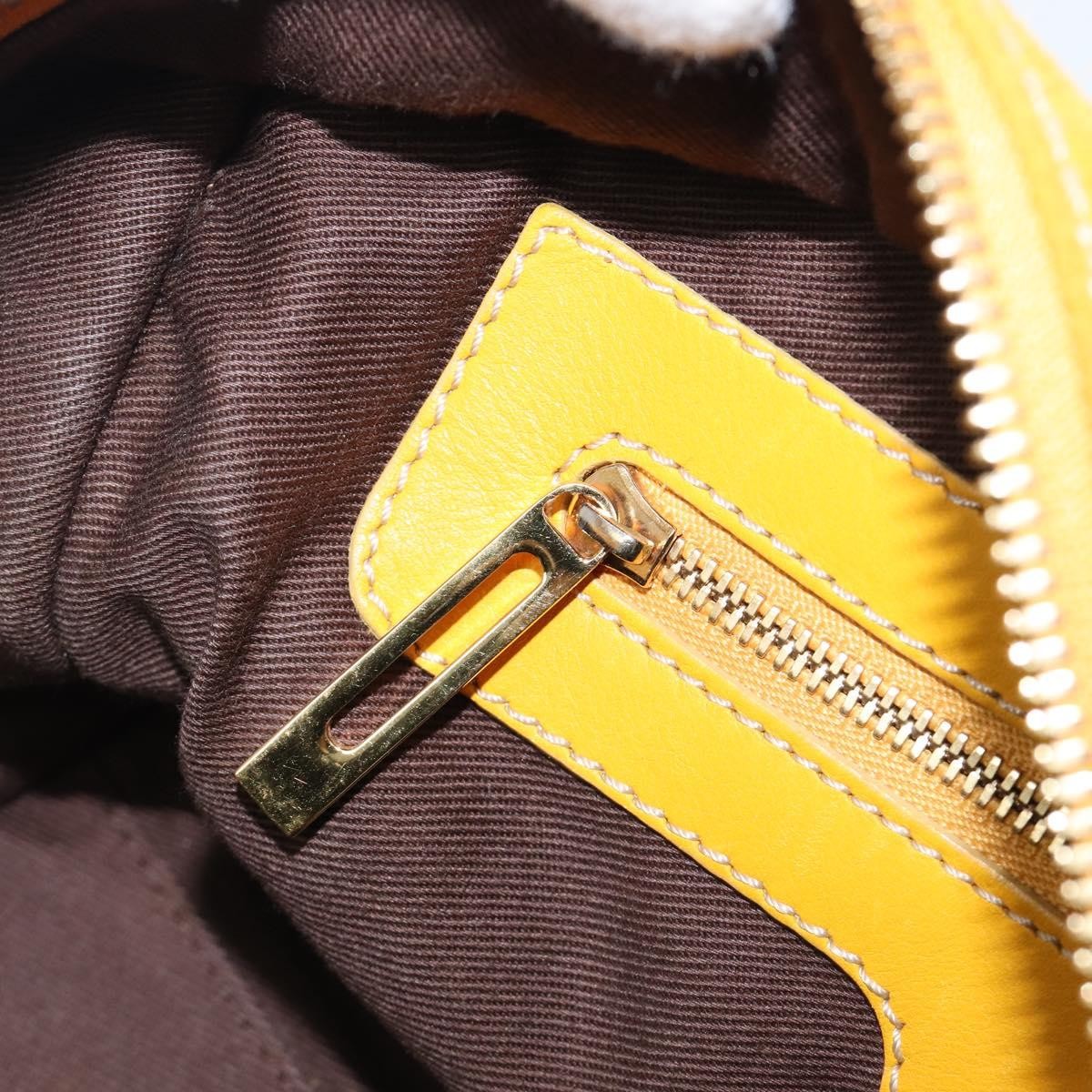 Loewe Amazona Suede, Yellow, Suede, Handbag