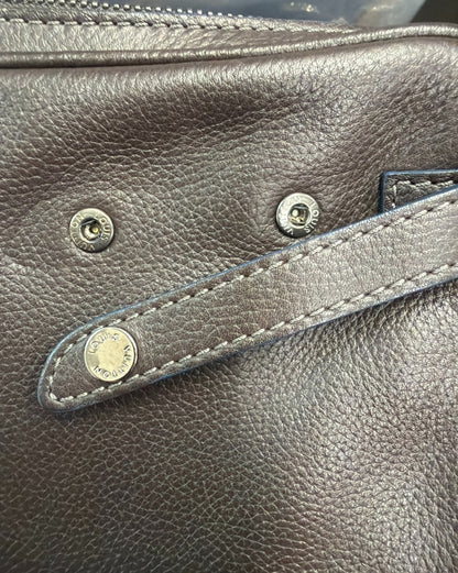 Louis Vuitton Laptop Sleeve Leather, Brown, Leather, Briefcase