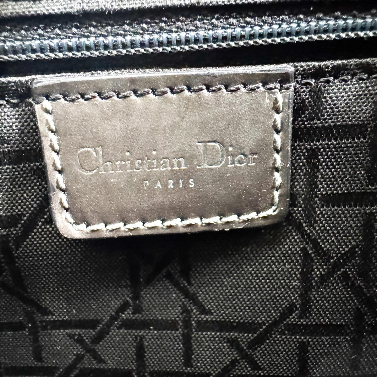 Christian Dior Malice Leather, Black, Calfskin, Handbag