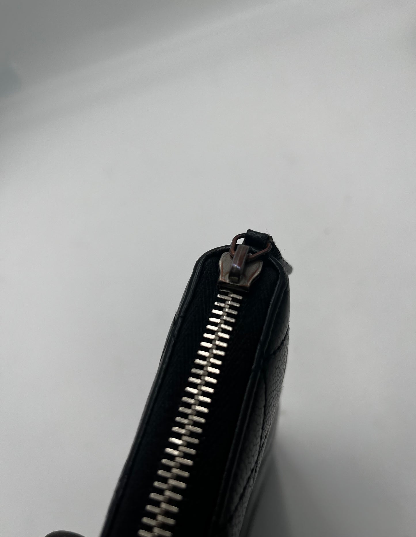 Chanel Matelasse Wallet Zippy CC, Black, Calfskin, Wallet