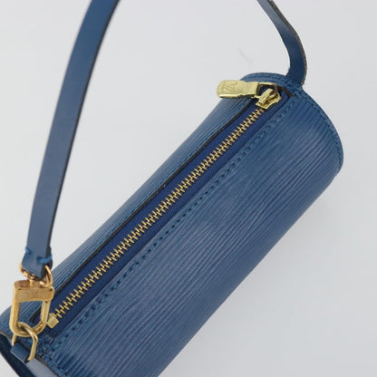 Louis Vuitton Soufflot Pochette Epi Leather, Blue, Leather, Clutch