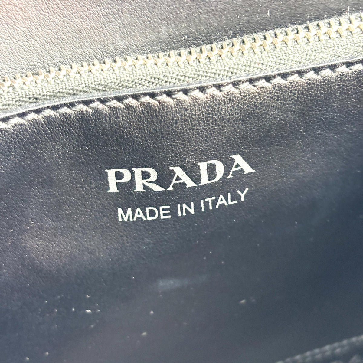 Prada Monochrome Saffiano Leather, Navy, Leather, Tote Bag