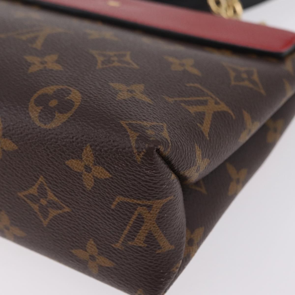 Louis Vuitton Saint Placide Monogram Canvas and Leather, Brown, Canvas, Handbag