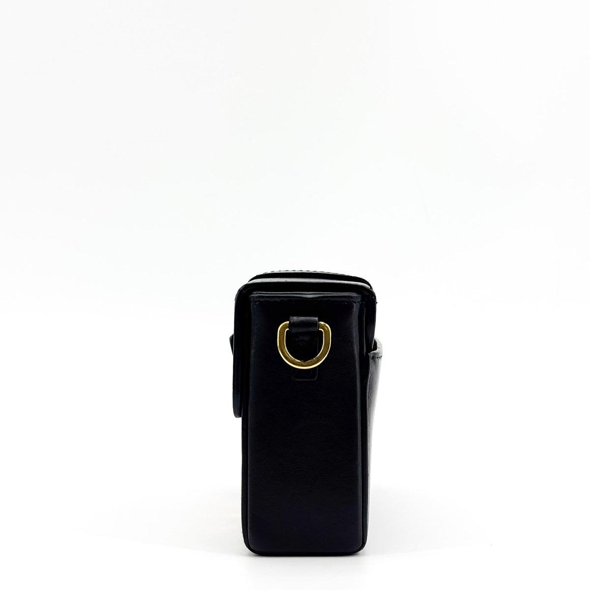 Christian Dior 30 Montaigne Box Leather, Black, Calfskin, Handbag