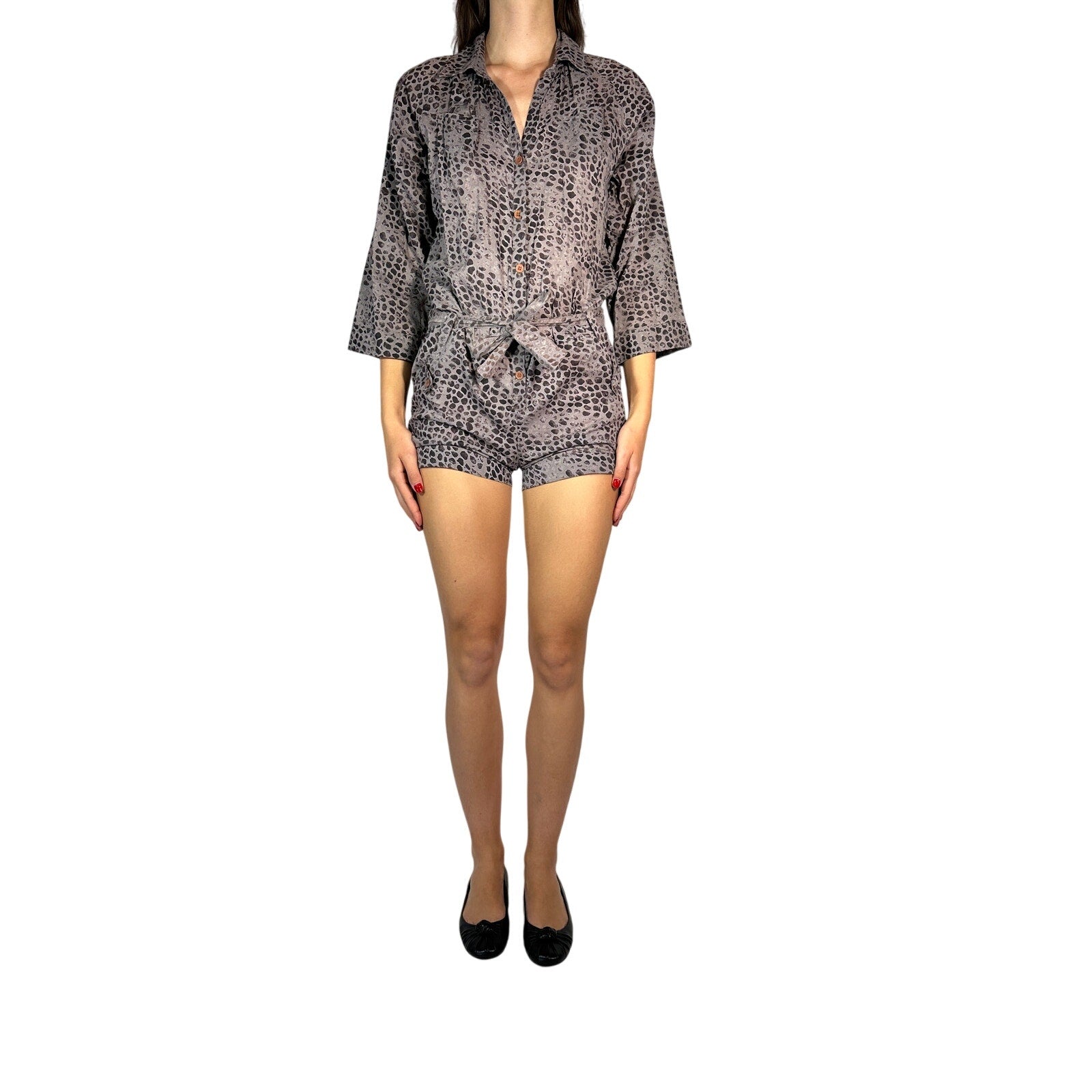 Maje Printed Romper