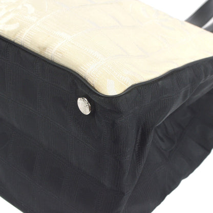 Chanel Travel Line Nylon, White, Nylon, Tote Bag