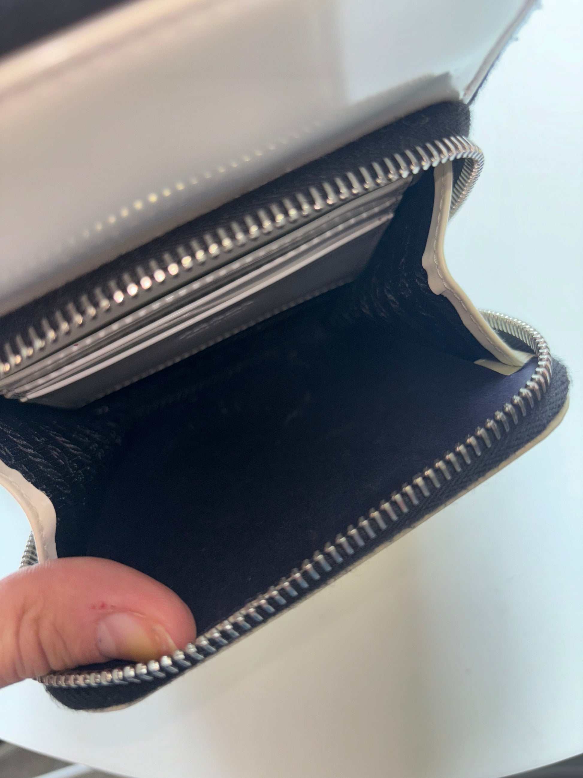 Prada Smartphone Case Saffiano Leather, White, Patent Leather, Tech Accessory