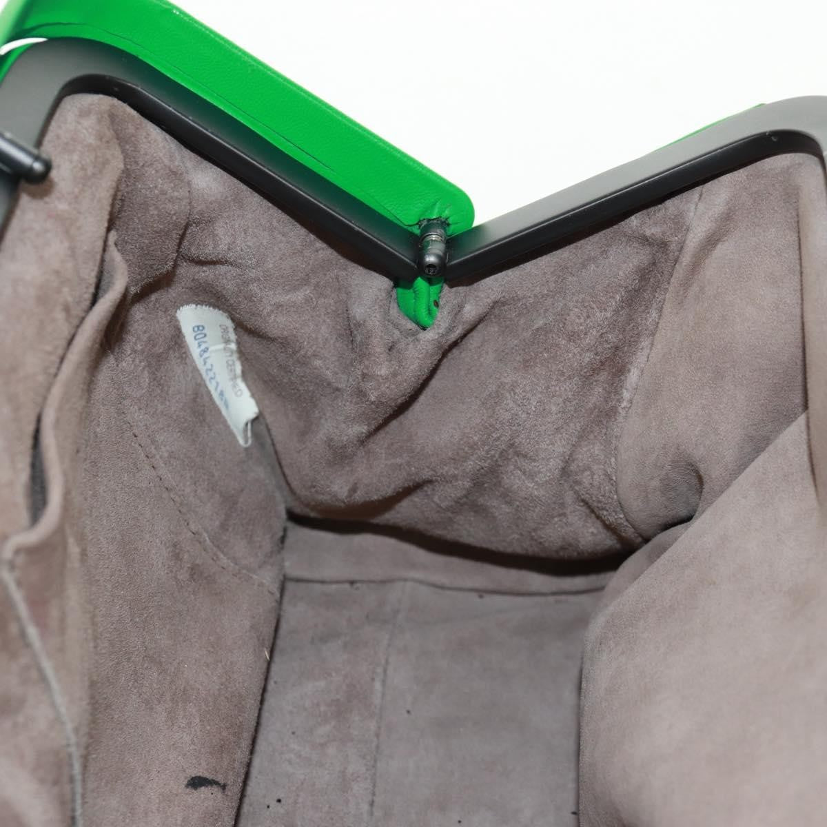 Bottega Veneta Intrecciato Leather, Green, Leather, Handbag
