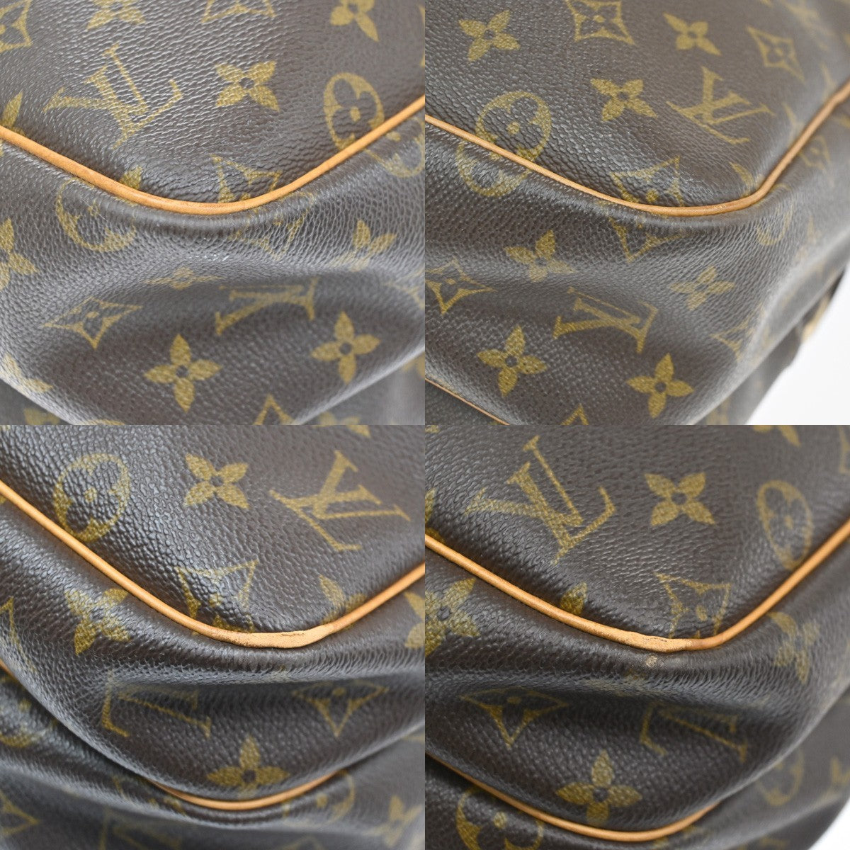 Louis Vuitton Reporter Monogram Canvas, Brown, Canvas, Shoulder Bag