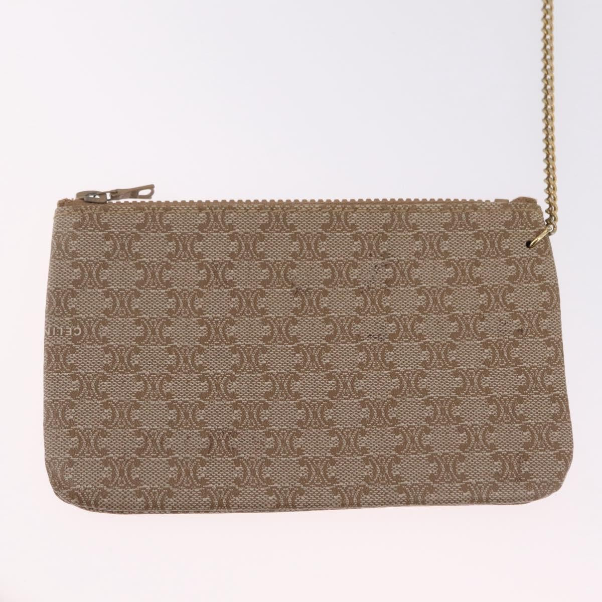 Celine Macadam Shoulder Canvas, Multicolour, Canvas, Crossbody Bag