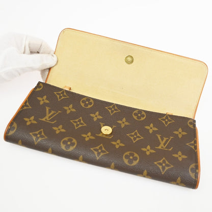 Louis Vuitton Twin Monogram, Brown, Canvas, Clutch