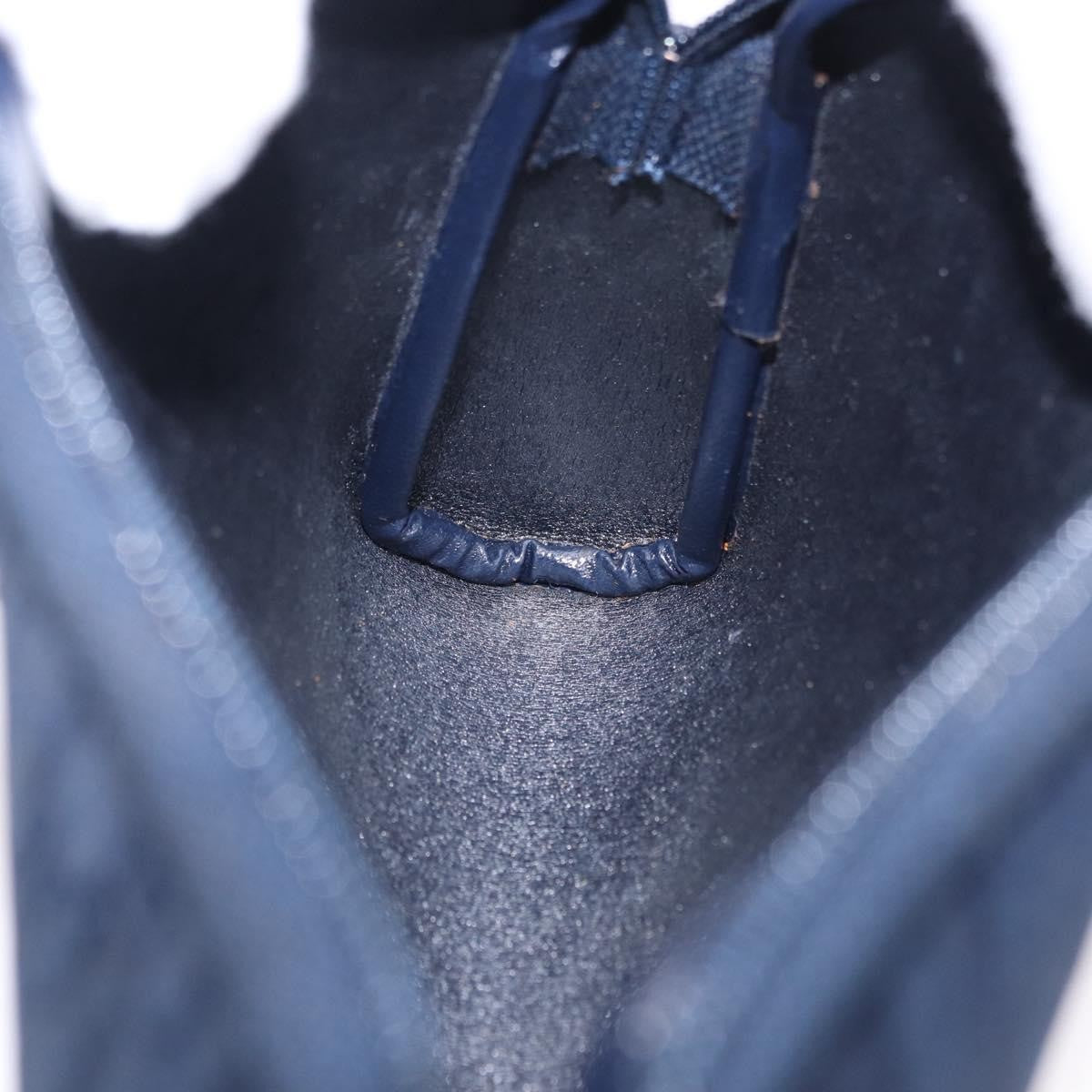 Christian Dior Trotter Clutch Trotter Canvas, Navy, Canvas, Clutch