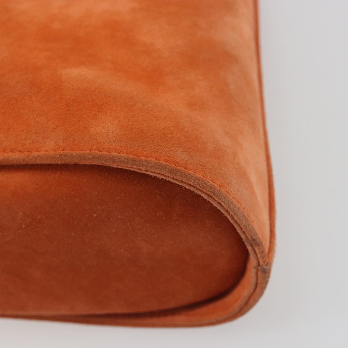 Salvatore Ferragamo Vintage Top handle Suede, Orange, Suede, Handbag