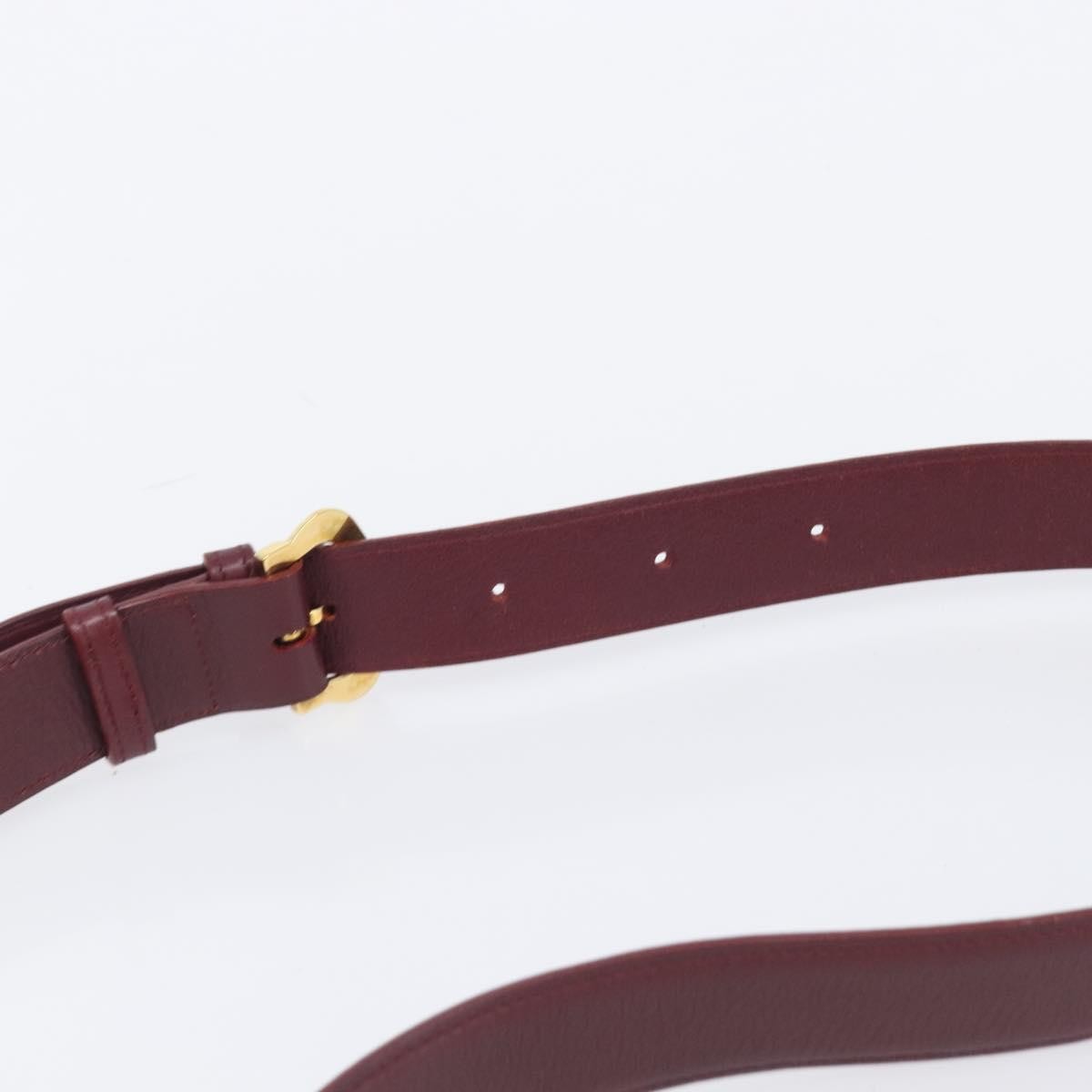 Cartier Must De Cartier Leather, Burgundy, Leather, Shoulder Bag