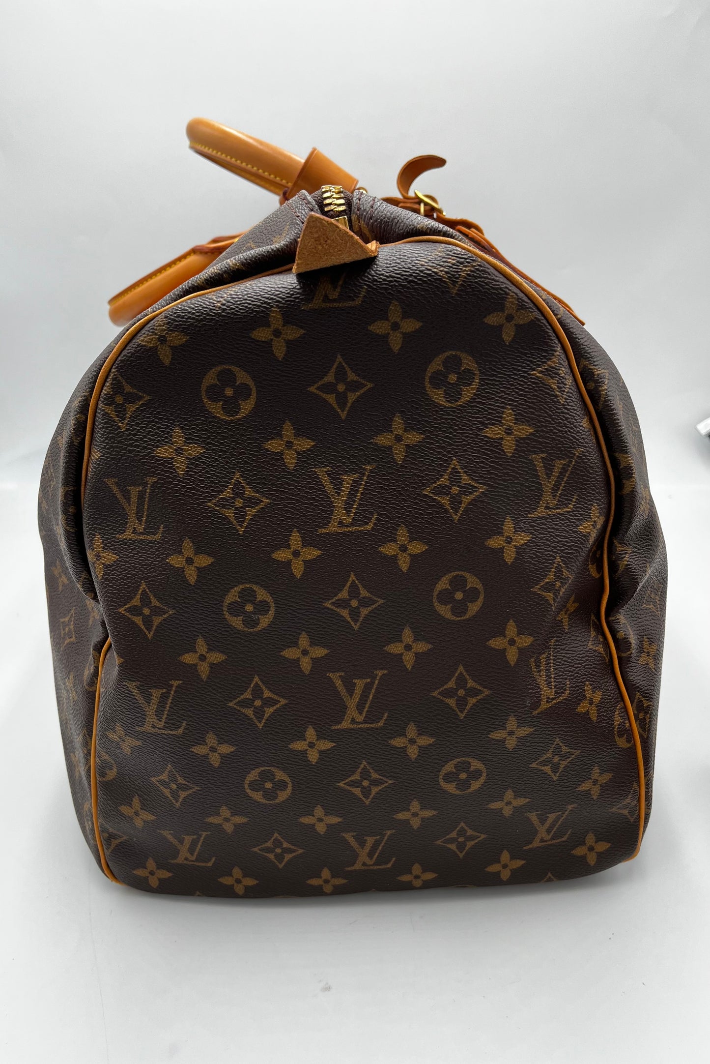 Louis Vuitton Keepall Bag Monogram Canvas, Brown, Canvas, Travel Bag