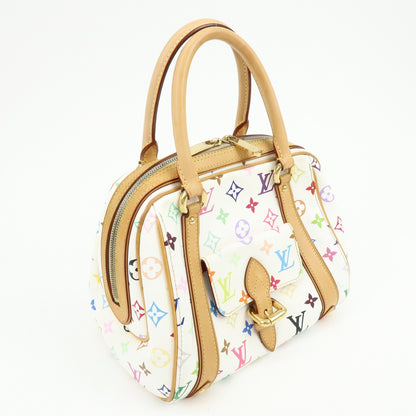 Louis Vuitton Priscilla Monogram Multicolor, White, Canvas, Handbag