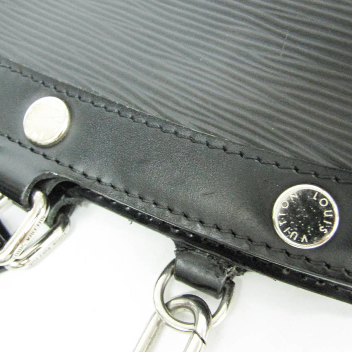 Louis Vuitton Brea Epi Leather, Black, Leather, Handbag