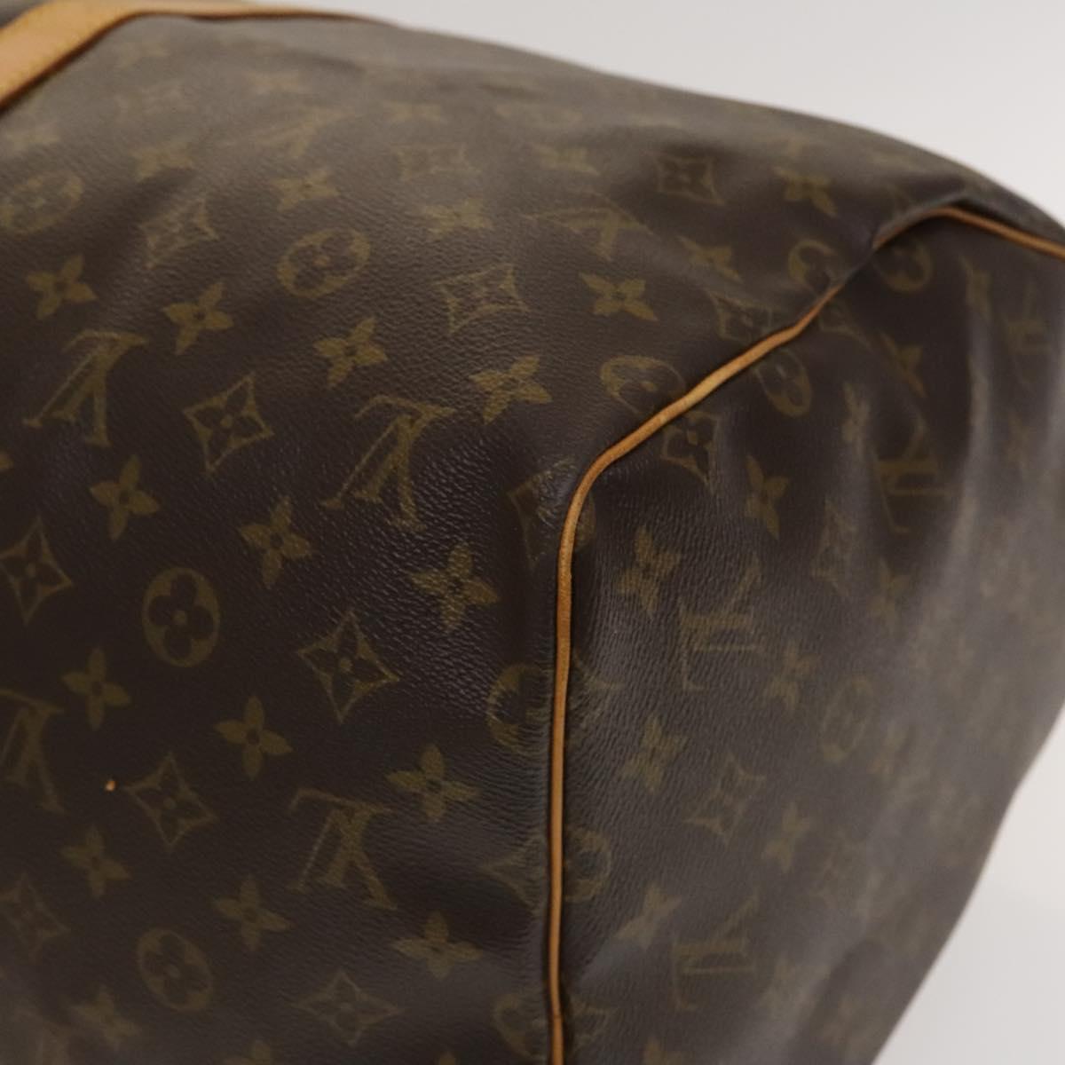 Louis Vuitton Keepall Bag Monogram Canvas, BROWN, CANVAS, Travel bag