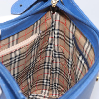 Burberry Shoulder Leather, Blue, Leather, Shoulder Bag