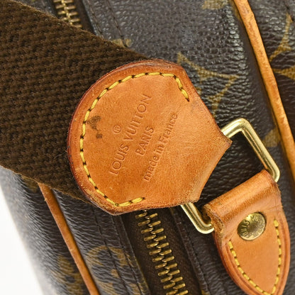 Louis Vuitton Reporter Monogram Canvas, Brown, Canvas, Shoulder Bag