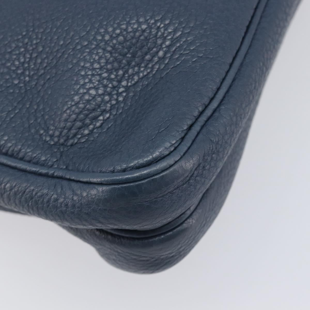 Prada Messenger Saffiano Leather, Navy, Leather, Handbag