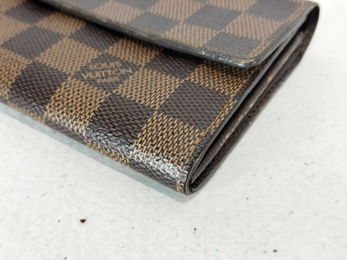 Louis Vuitton Vintage Sarah Monogram Canvas, Brown, Canvas, Wallet