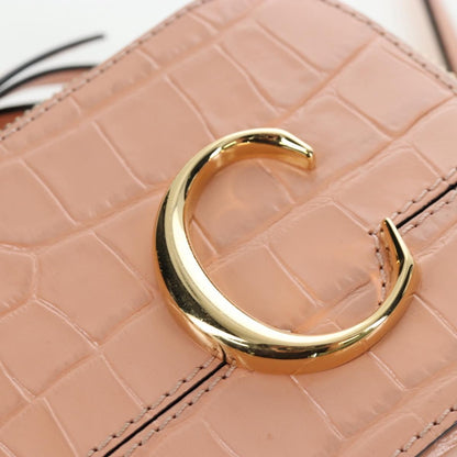 Chloe C Vanity Leather, Pink, Leather, Handbag