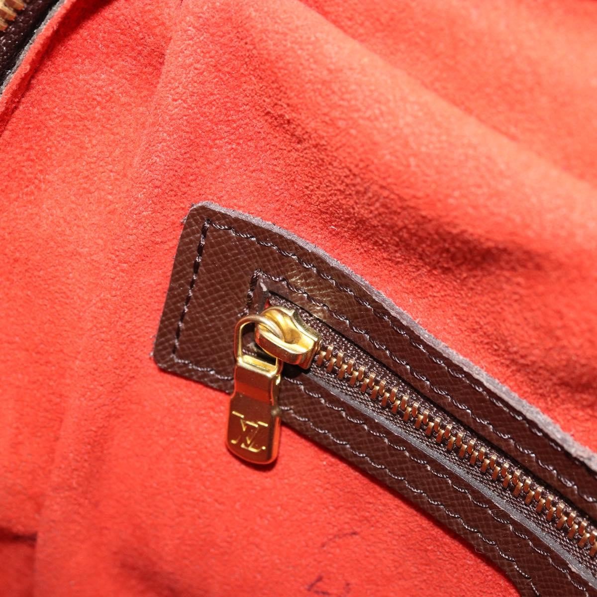 Louis Vuitton Triana Damier, Brown, Canvas, Handbag