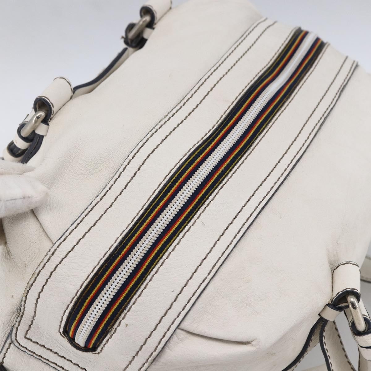 Chloe Handbag Leather, White, Leather, Handbag