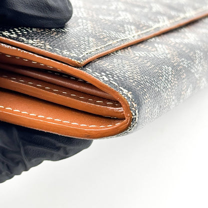 Goyard Richelieu Coated Canvas, Black, Canvas, Wallet