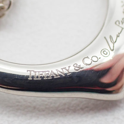 Tiffany & Co. Elsa Peretti Open Heart Pendant Sterling Silver, Silver, Silver, Necklace