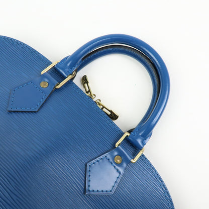 Louis Vuitton Alma Epi Leather, Blue, Leather, Handbag
