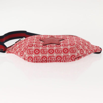Gucci Children's Belt GG Coated Canvas, Red, Canvas, Handbag