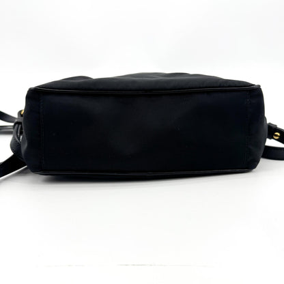 Prada Camera Tessuto, Black, Nylon, Crossbody Bag