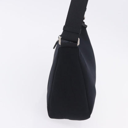 Miu Miu Shoulder Leather, Black, Nylon, Shoulder Bag