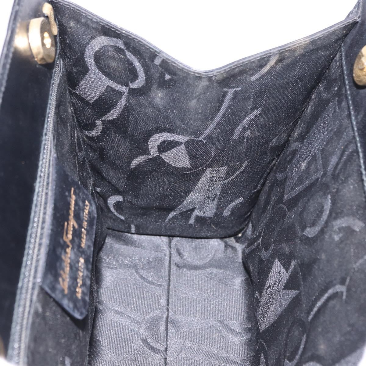 Salvatore Ferragamo Convertible Vara Bow Tote Leather, Black, Leather, Handbag