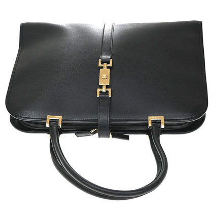 Gucci Jackie O Leather, Black, Leather, Handbag