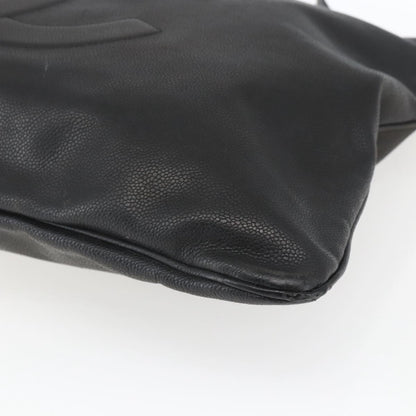 Chanel Grand Shopping Tote Quilted Calfskin, BLACK, LEATHER, Shoulder bag