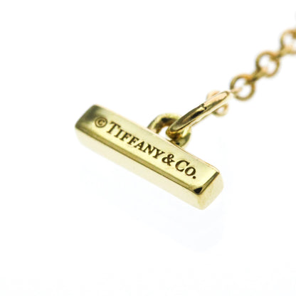Tiffany & Co. T Circle Pendant 18K Yellow Gold with Diamonds and Mother of Pearl, Gold, Yellow Gold, Necklace