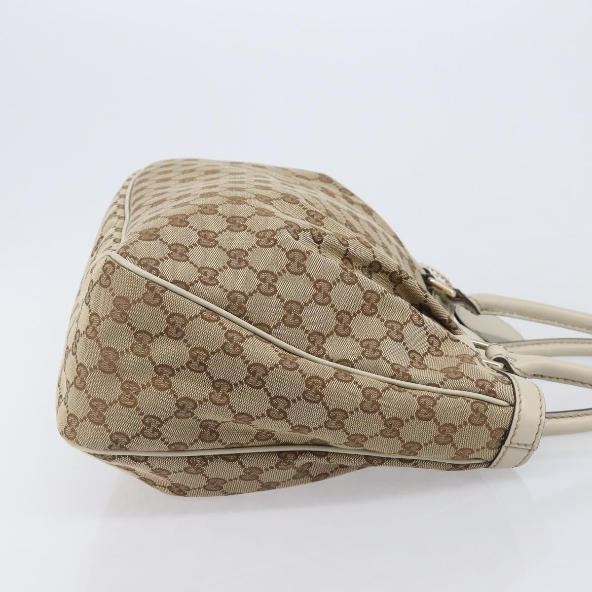 Gucci Sukey Top Handle GG Canvas, Beige, Canvas, Tote Bag