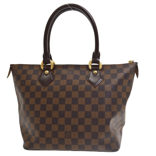 Louis Vuitton Saleya Damier, Brown, Canvas, Handbag