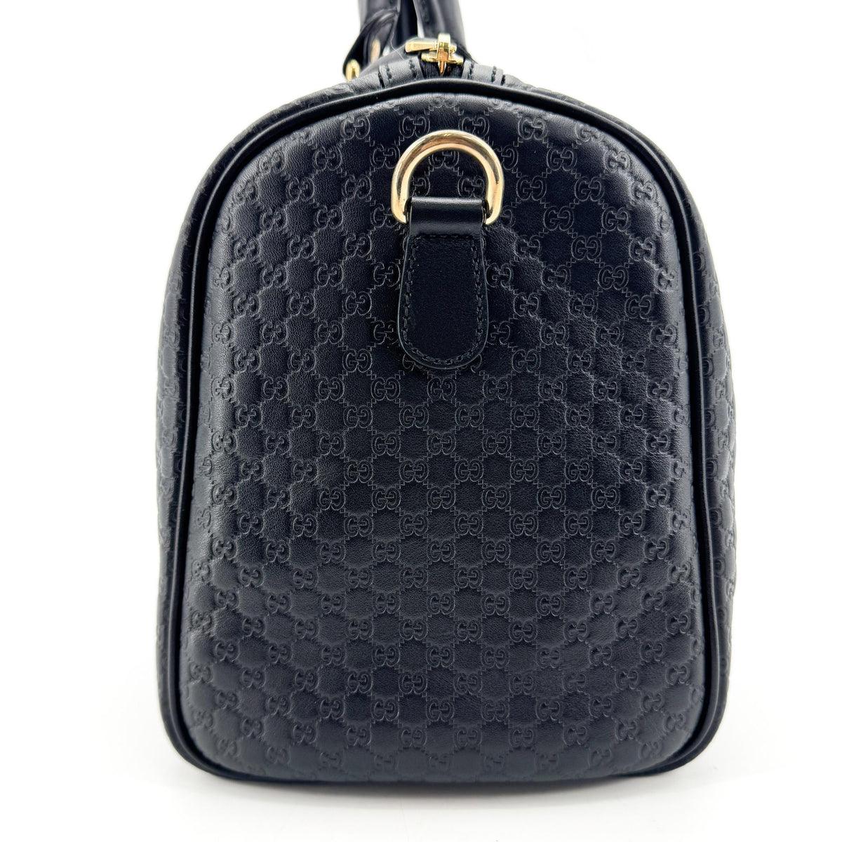 Gucci Joy Boston Microguccissima Leather, Black, Leather, Handbag