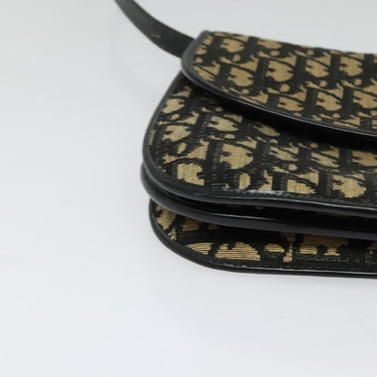 Christian Dior Trotter shoulder Canvas, Navy, Canvas, Handbag