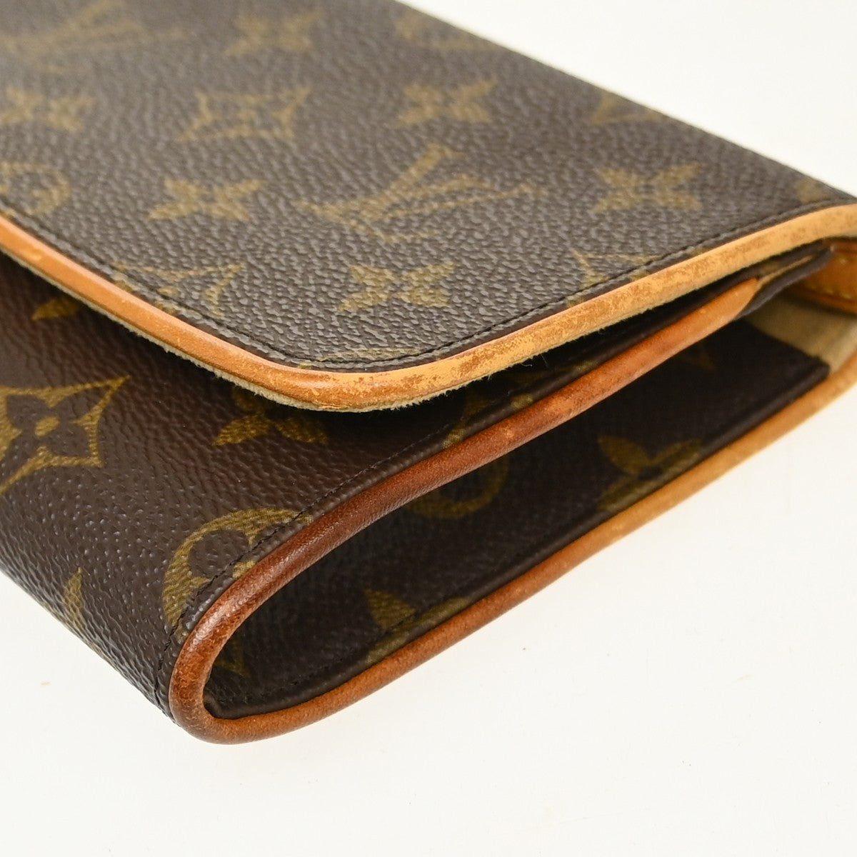 Louis Vuitton Twin Monogram Canvas, Brown, Canvas, Clutch