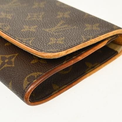 Louis Vuitton Twin Monogram Canvas, Brown, Canvas, Clutch