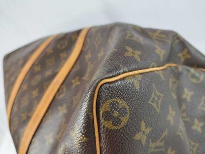 Louis Vuitton Keepall Monogram Canvas, Brown, Canvas, Travel Bag